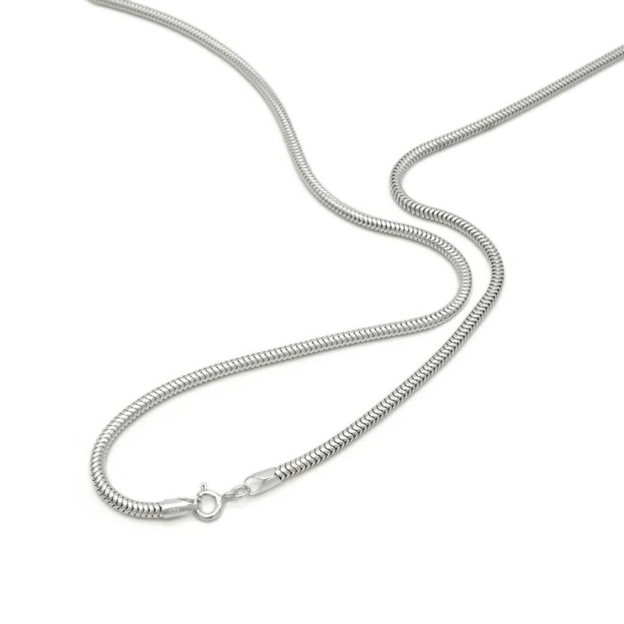 ネックレス チェーン シルバー925 スネークチェーン 幅3.2mm 長さ50cm