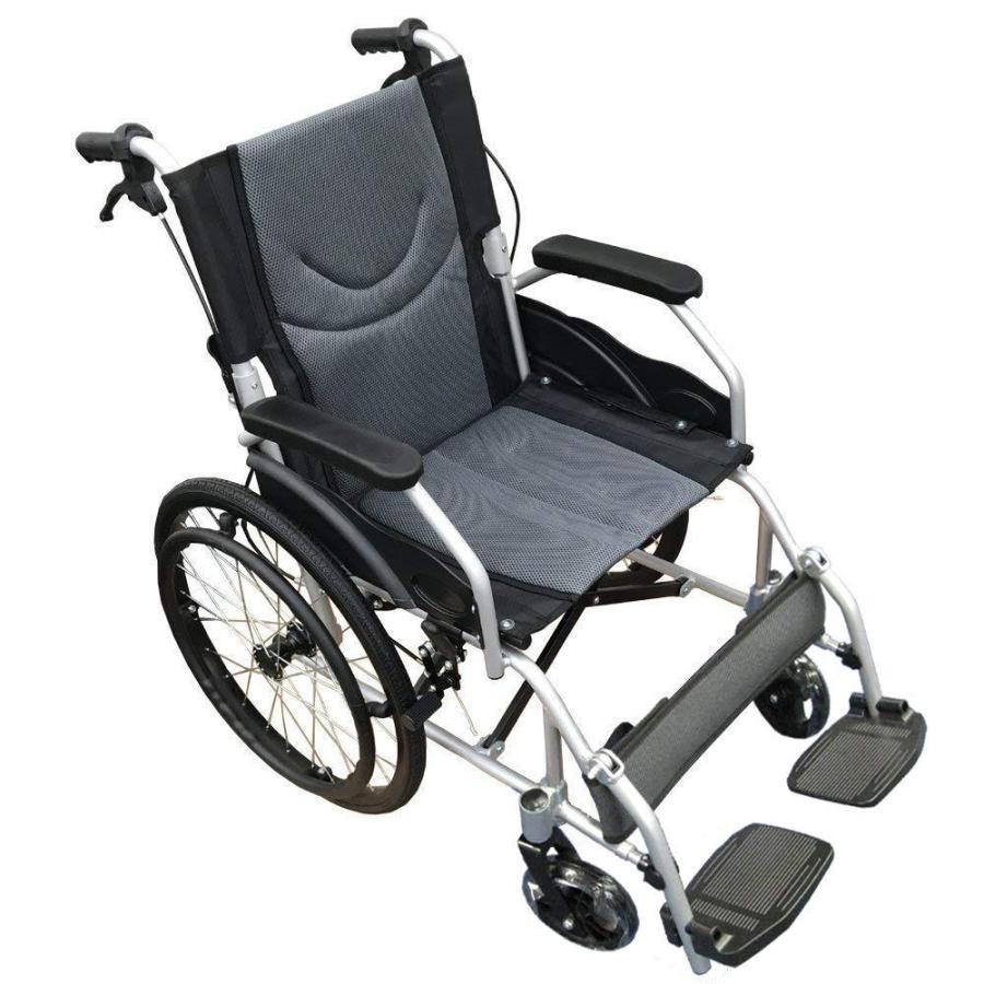 ナイス ウェイ3(Nice Way3)自走式 折りたたみ 車椅子 （座面幅約46cm