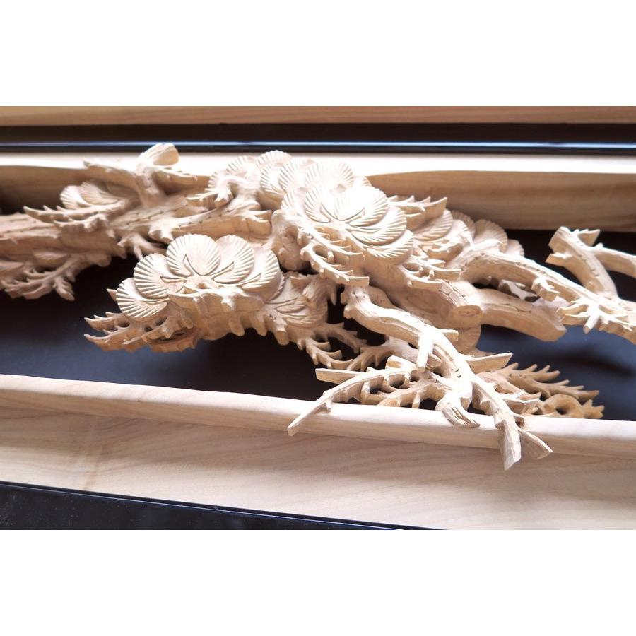 欄間 建具 欄間彫刻 【1点もの商品】【新品】 高級手彫り欄間2間1組