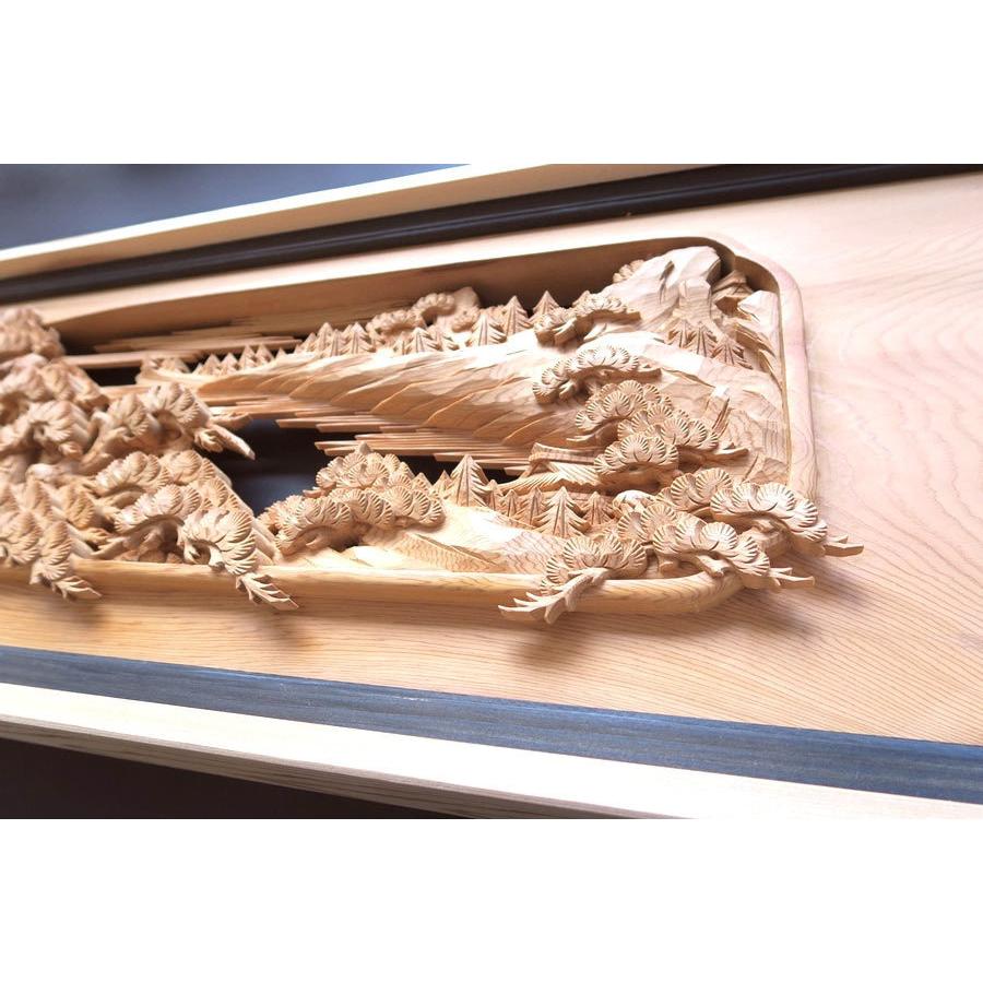 欄間 建具 欄間彫刻 【1点もの商品】【新品】 高級手彫り欄間2間1組