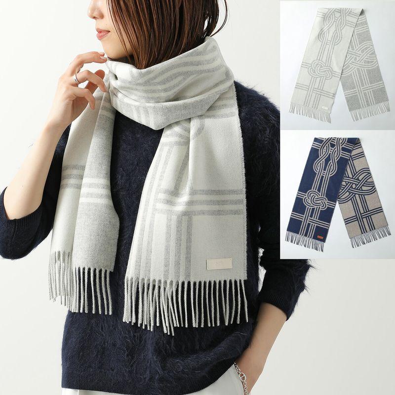 HERMES（エルメス） マフラー 160×30 ヌー・マラン Noeuds Marins