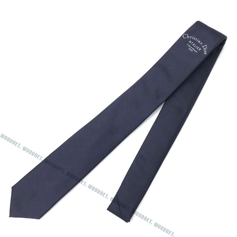 Dior HOMME DIOR ネクタイ ディオールオム シルク ネイビー 8ES1010