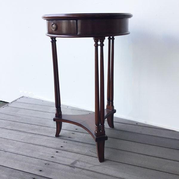 コンソールテーブル 電話台 木製 マホガニー 花台 クラシック