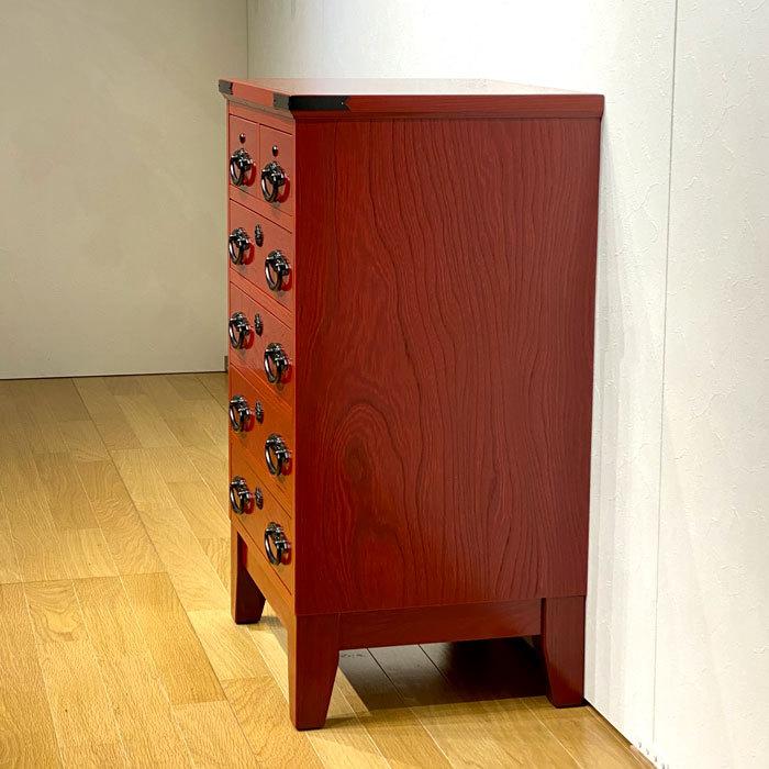 チェスト 整理箪笥 和箪笥 民芸家具風 和家具 日本製 国産家具 民芸