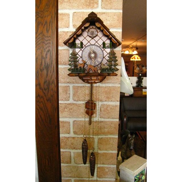 からくり時計 鳩時計 壁掛け 掛け時計 おしゃれ 北欧 森の時計 ドイツ