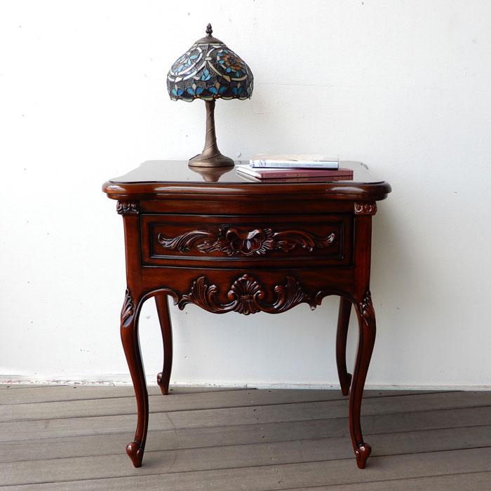 マホガニーチェスト 電話台 コンソール 花台 マホガニー コンソール