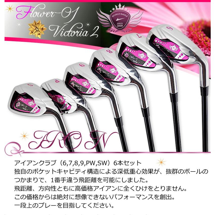 WORLD EAGLE ゴルフクラブセット ワールドイーグル レディース FL-01