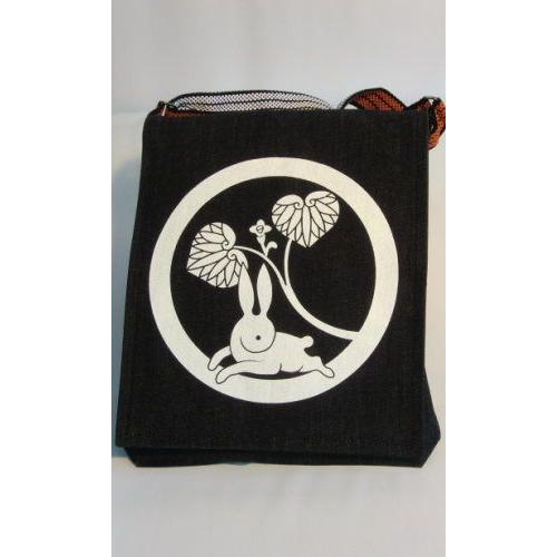 デニムショルダーバッグ 葵うさぎ : 和雑貨にび堂 - 通販 - Yahoo