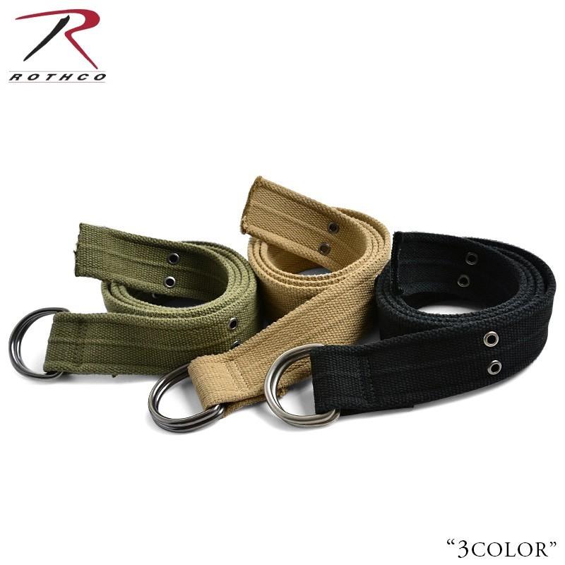 ROTHCO（ロスコ） 4147 VINTAGE加工 D-リングベルト メンズ ミリタリー