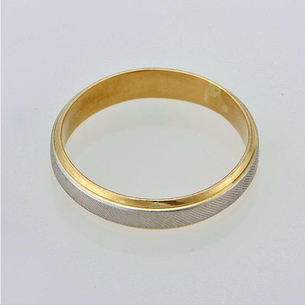 見て！ジュエリーマキ○K18金×Pt850コンビリング結婚指輪10号！MJ-1551