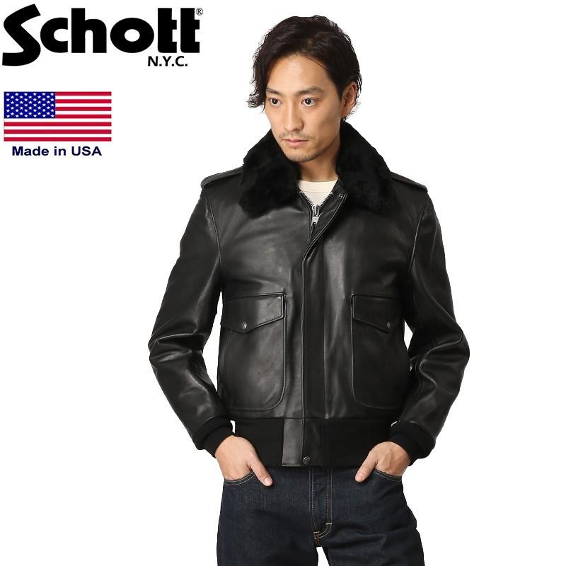 Schott N.Y.C（ショット） Schott 174US A-2 レザー ボンバー