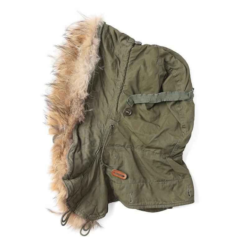 MILITARY（ミリタリー） 実物 USED 米軍 M-51用フード コヨーテファー