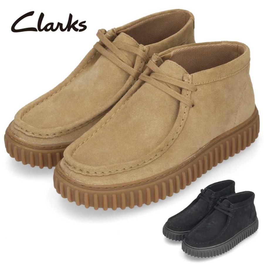 Clarks（クラークス） ワラビー メンズ レザー スエード ブーツ