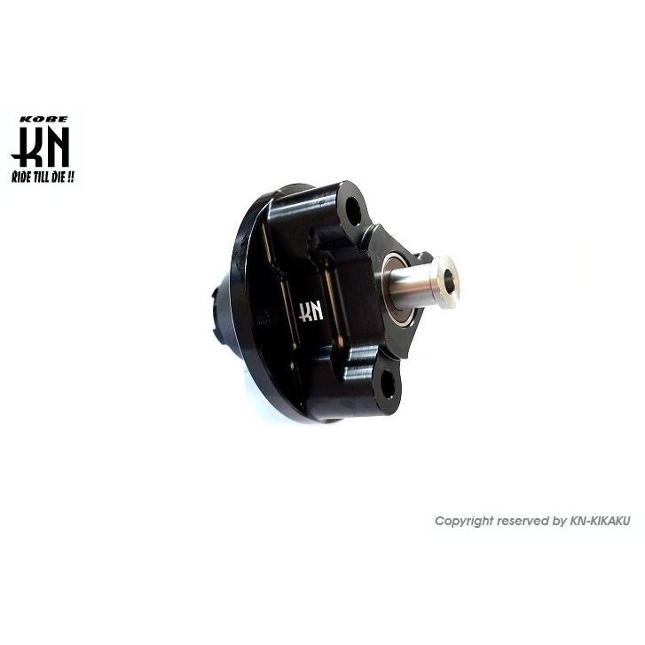KN企画 ケイエヌキカク 汎用 ディスク化フロントハブ カラー：ブラック