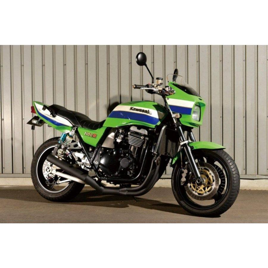 エムテック中京 M-TEC中京 ショート管マフラー(K10) ZRX1100II ZRX1100