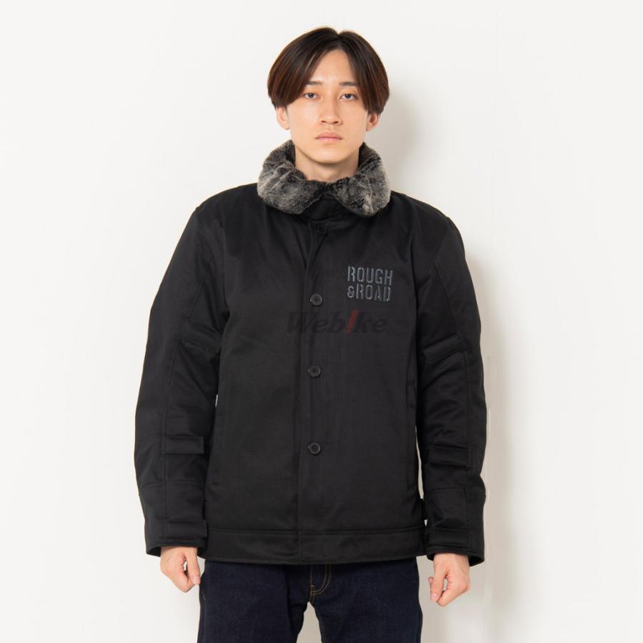 ラフ＆ロード ROUGH＆ROAD N-1RボアウインタージャケットFP サイズ：M