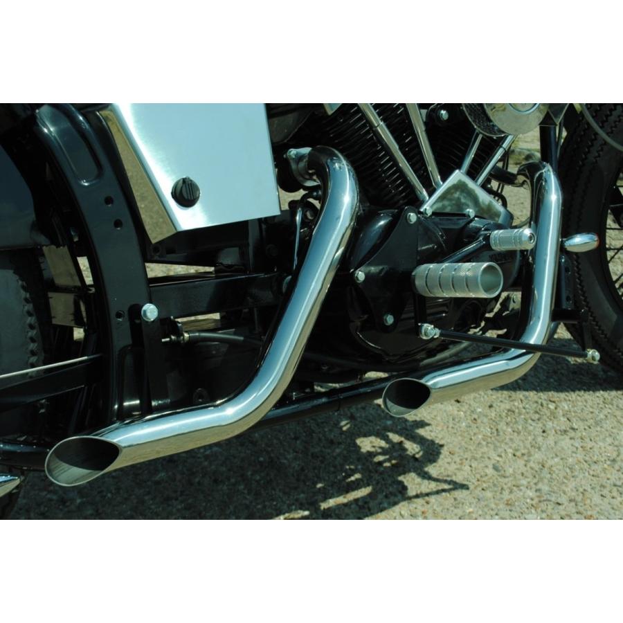 部品屋K&W ショートドラッグパイプマフラー ドラッグスター 250 YAMAHA