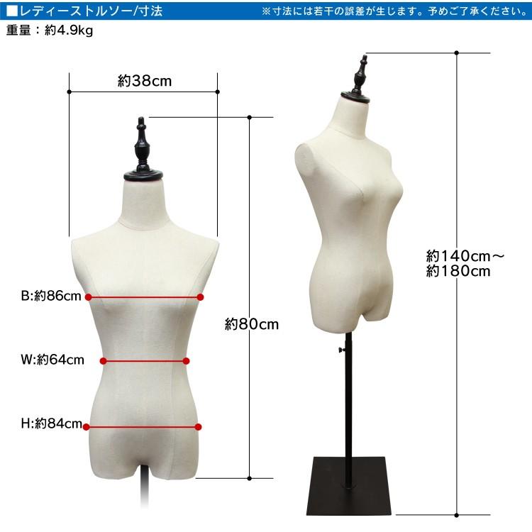 WEIMALL（ウェイモール） トルソー レディース 9号 幅34cm×高さ140