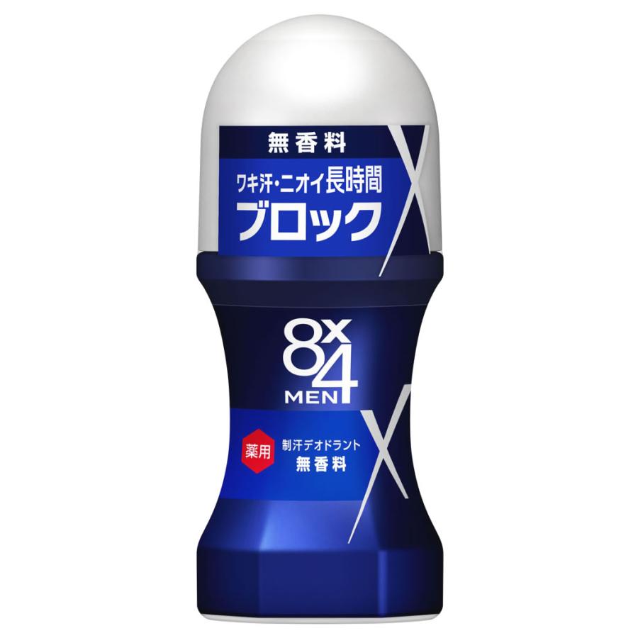 Kao（花王） 8×4 エイトフォー MEN ロールオン 無香料 (60mL) 男性用