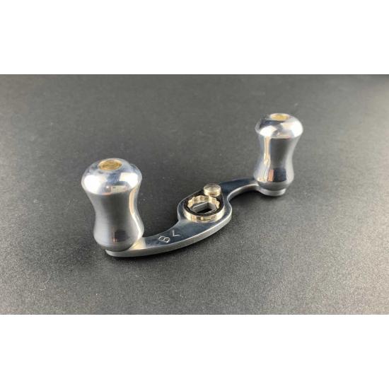 ブライトリバー BLショートハンドル アルミポリッシュノブ 右ハンドル