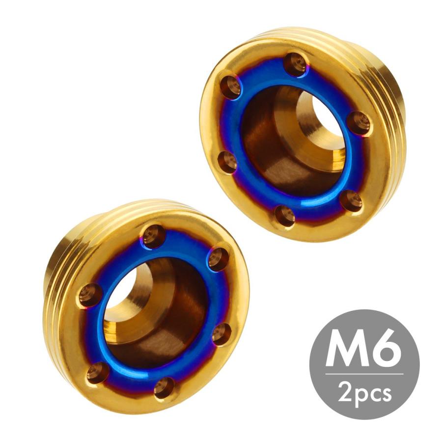 段付き カラー M6 フジツボ型 ワッシャー SUS304ステンレス ゴールド