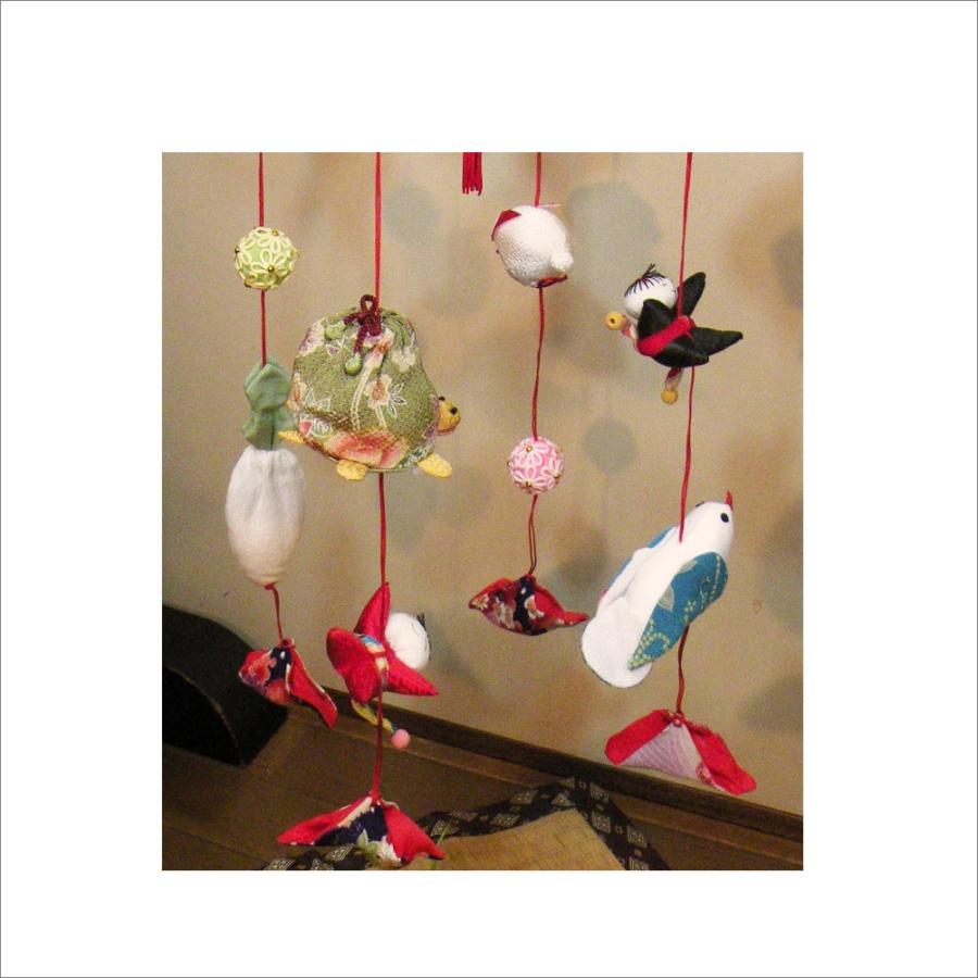 ちりめん 縮緬 縁起輪飾り（大）さげもん つるし飾り つるし雛 雛人形