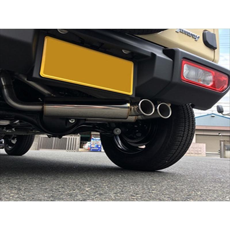 5ZIGEN ジムニー JB64W 5ZIGEN SP SPEC STREET 砲弾2本出しマフラー