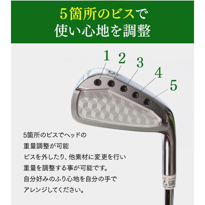 東邦ゴルフ アイアンセット CNC 軟鉄鍛造 6本セット 3タイプ #5 6 7 8