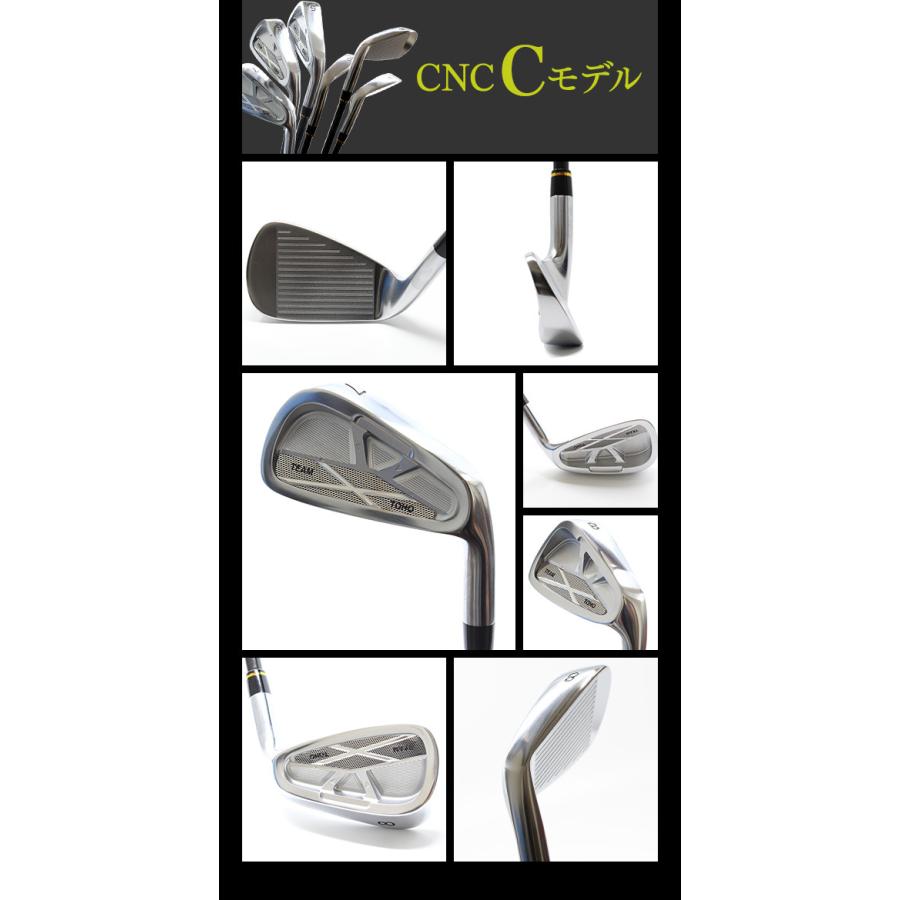 東邦ゴルフ アイアンセット CNC 軟鉄鍛造 6本セット 3タイプ #5 6 7 8