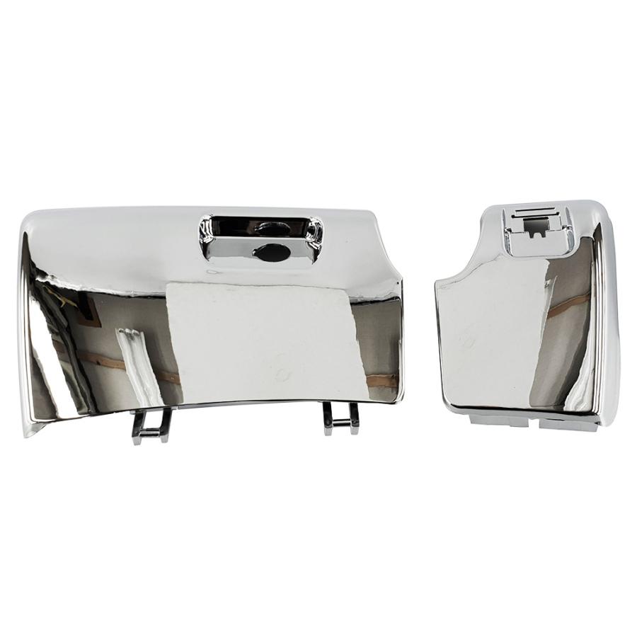 マジェスティ 250C SG03J フロント ボックス用 メッキ 蓋 左右セット