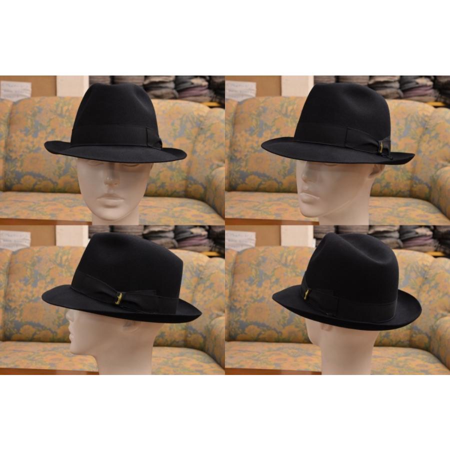Borsalino（ボルサリーノ） QS ファーフェルト ハット センターデント