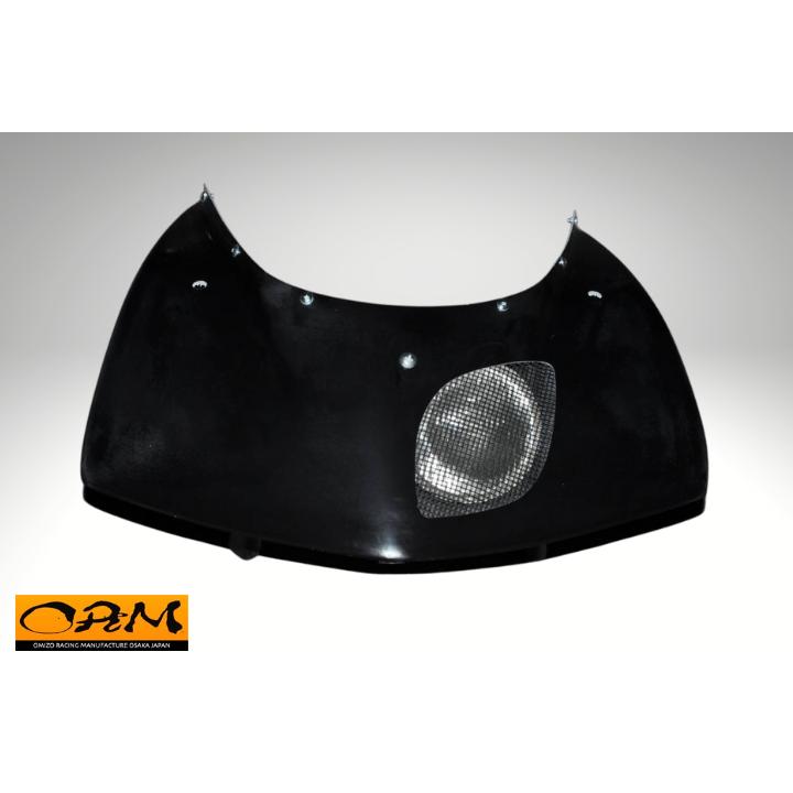 ORM製 ホンダ NSR50 片目耐久アッパーカウル ワイドナックル FRP