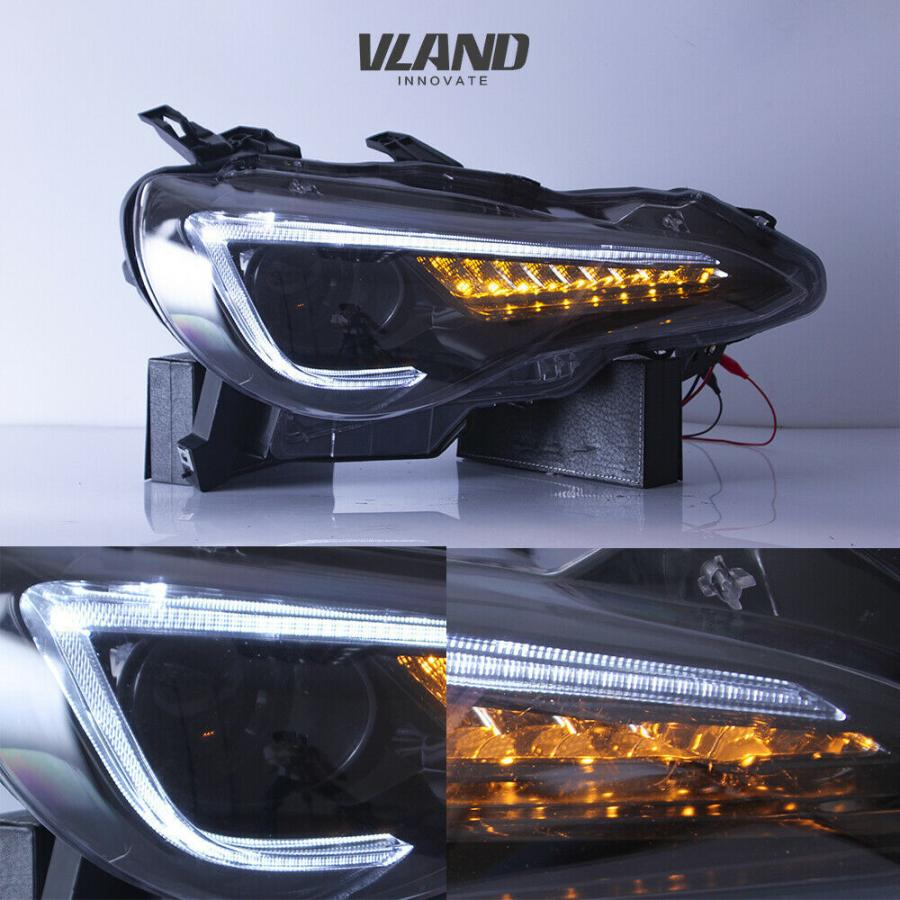 86 VLAND FT86 ハチロク BRZ ヘッドライト 流れるウィンカー搭載 4800