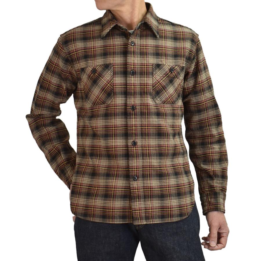 DELUXEWARE（デラックスウエア） シャツ MULTCH CHECK NEL 長袖