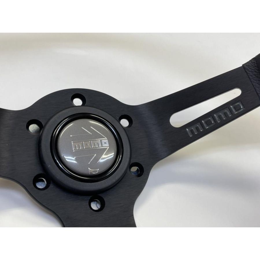 正規品 MOMO ステアリング ドリフティング 33パイ ブラックレザー