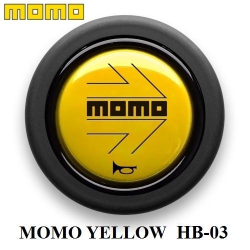 MOMO ホーンボタン HB-03 YELLOW（モモ イエロー） センターリングなし
