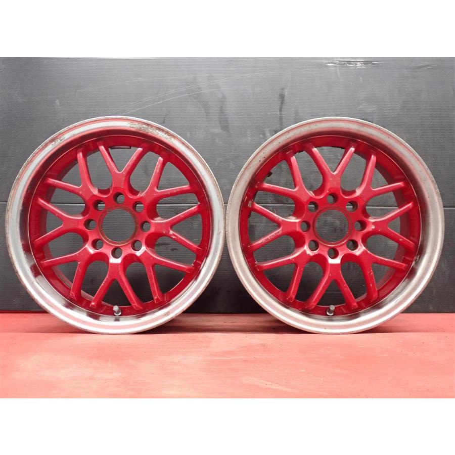 ジャンク 】 2本 社外 ホイール レーシング スパルコ NS-II ストリート