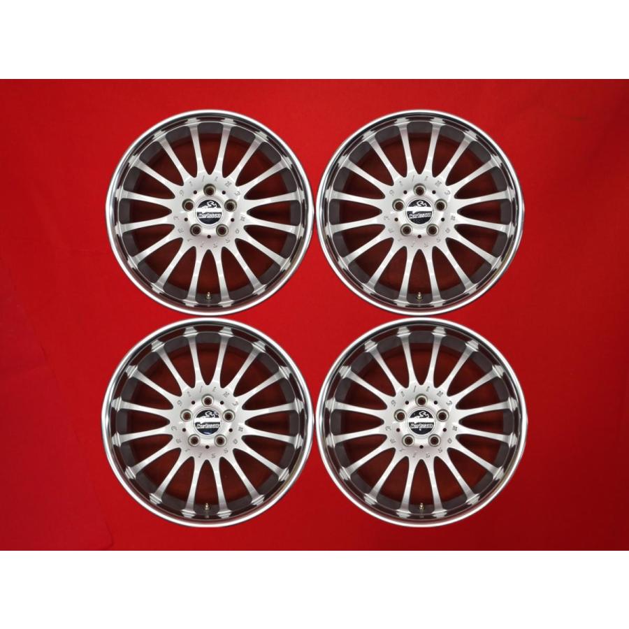 カールソン Carlson CR 1/16 中古 アルミホイール 4本 8.5/9.5J 19