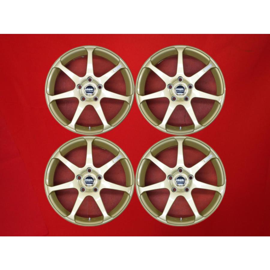 軽量 YOKOHAMA ヨコハマ AVS MODEL7 モデル7 中古ホイール 4本 7J 17