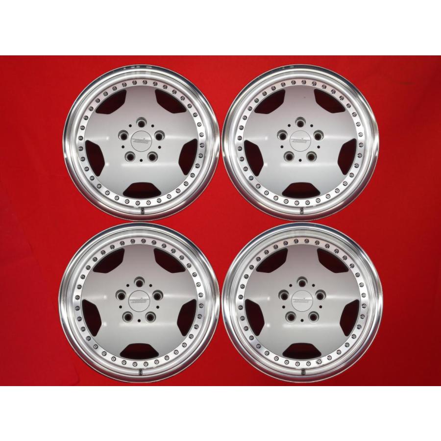 ZAUBER ザウバー ディッシュ 3P 中古ホイール 4本 7/8J 17インチ