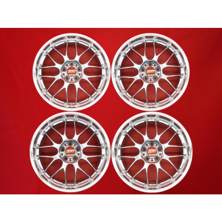 鍛造 軽量 BBS RS-GT RS963A RS964A 中古ホイール 4本 8.5/10J 20