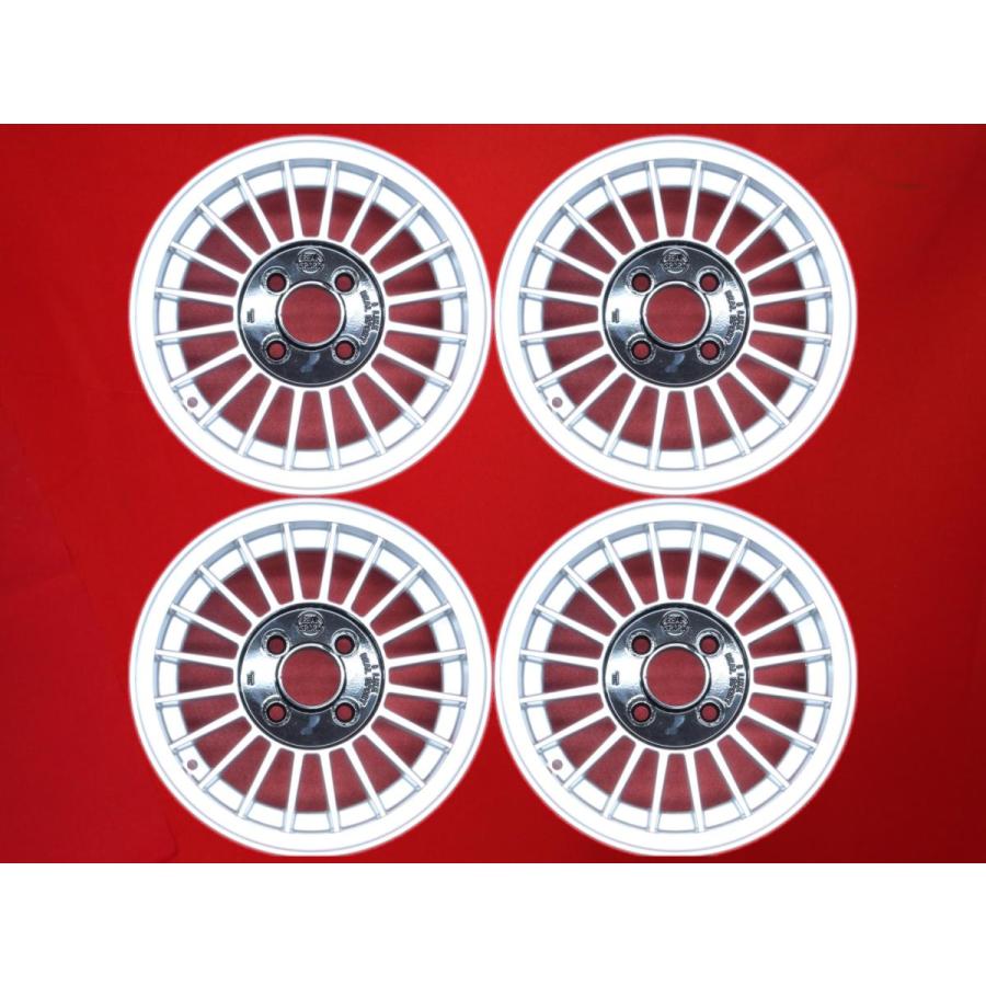 リアルスポーツ フィン 中古ホイール 4本 5.5J 13インチ PCD100 4穴 +