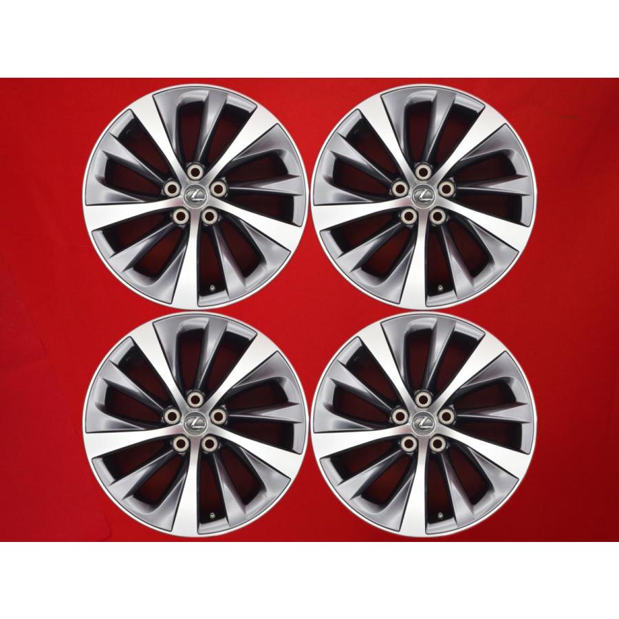 レクサス LS500h 純正 ホイール 4本 19インチ 8J-19 PCD120 5穴 +25