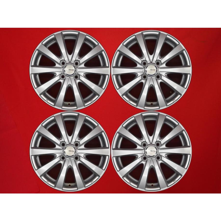 RAVRION RS01 ホイール 4本 5.5J-15 PCD100 4穴 +42 ハブ73 アクア