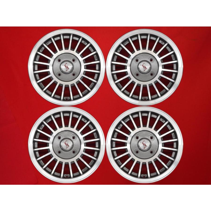 NISSAN ニッサン スカイライン R30 後期 純正 ホイール 4本 6J-15