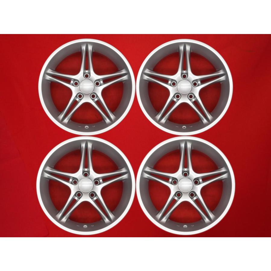 YOKOHAMA 90年代 AVS VS-5 ホイール 4本 8/9J-17 PCD114.3 5穴 +45/+38