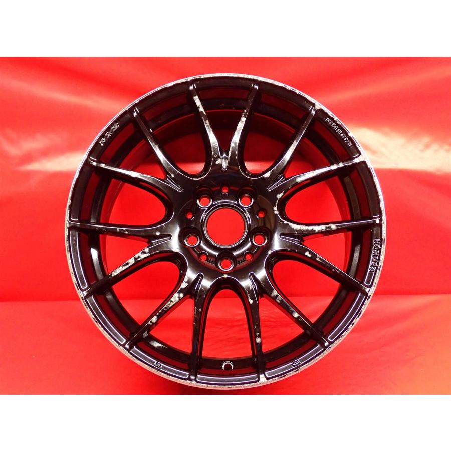単品 中古ホイール 1本 RAYS レイズ HOMURA ホムラ 2×7Plus 7.5J 18