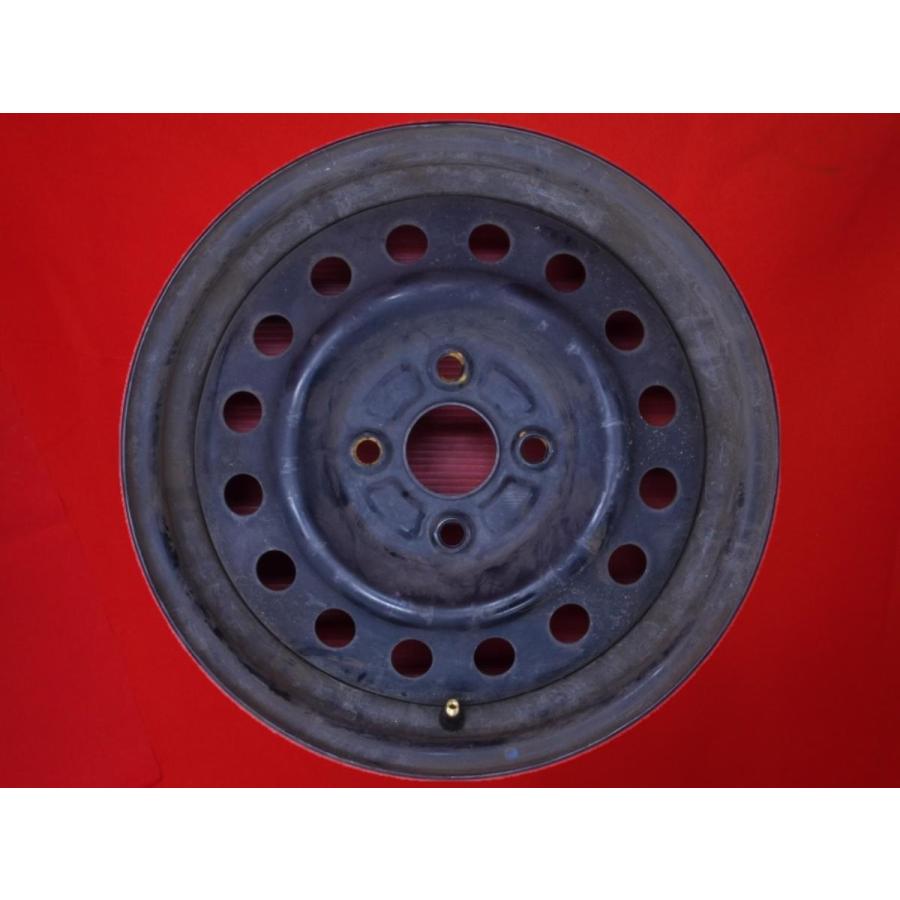 激安 単品1本】スズキ アルトラパン HE33S 純正 スチール 鉄ホイール