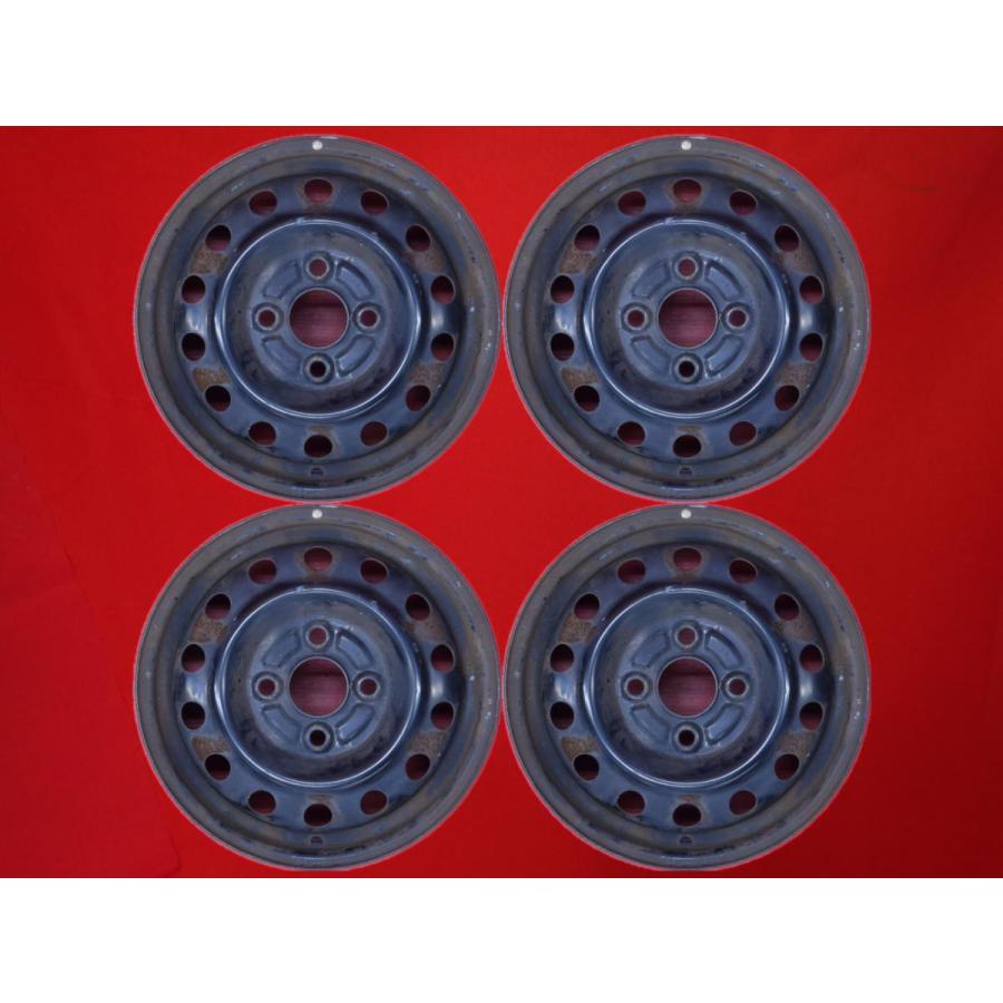 激安 4本セット】三菱 純正 スチール 鉄ホイール 鉄チン 中古品 13