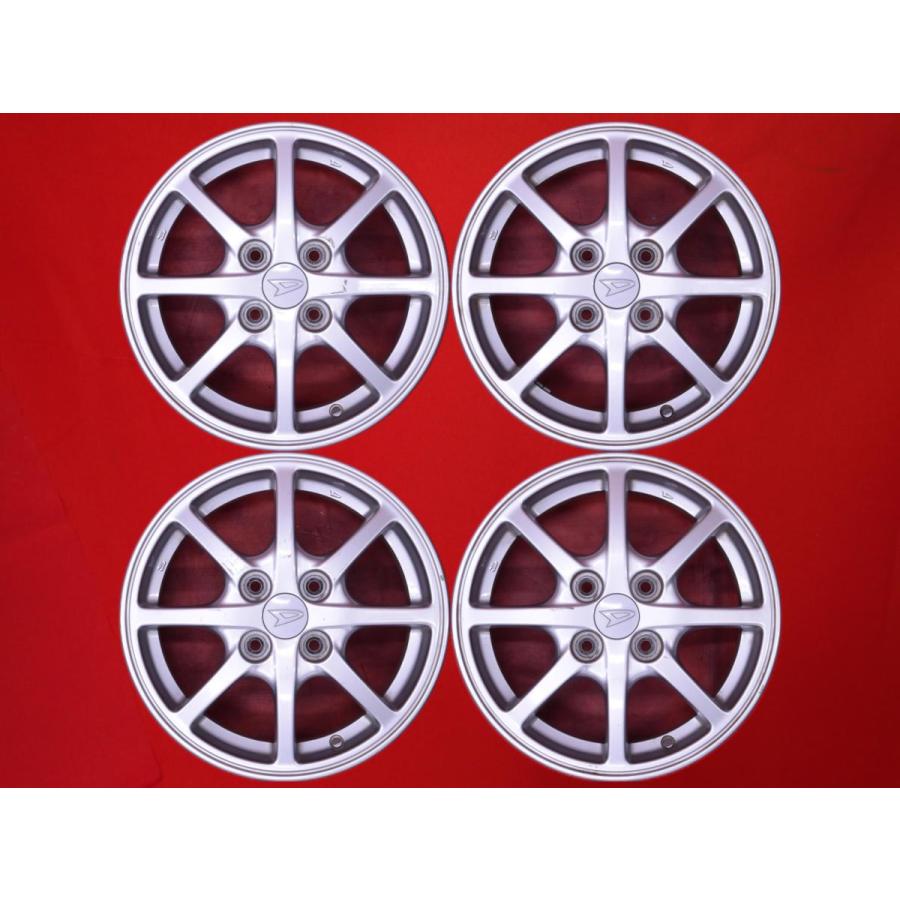 激安 中古 4本セット】 ダイハツ 純正 8スポーク アルミホイール 14